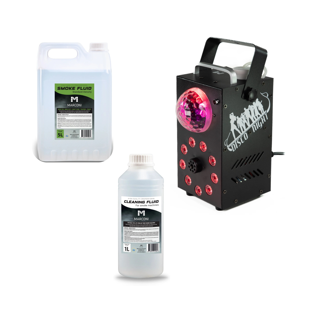 Marconi Macchina del Fumo m. RGB & Astro Effekt (700W) Bundle