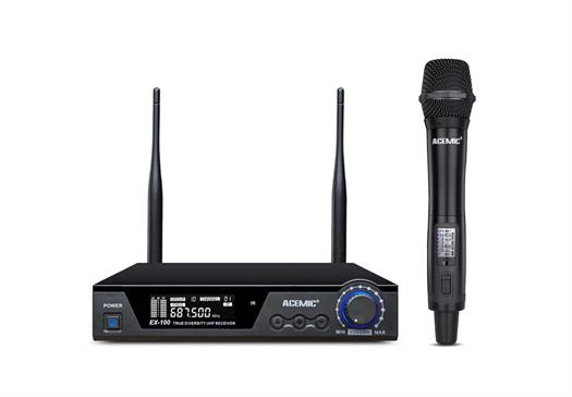 Microfono palmare wireless e ricevitore - ACEMIC EX-100