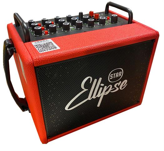 Amplificatore a batteria Ellipse 120W e borsa - Q3 rosso