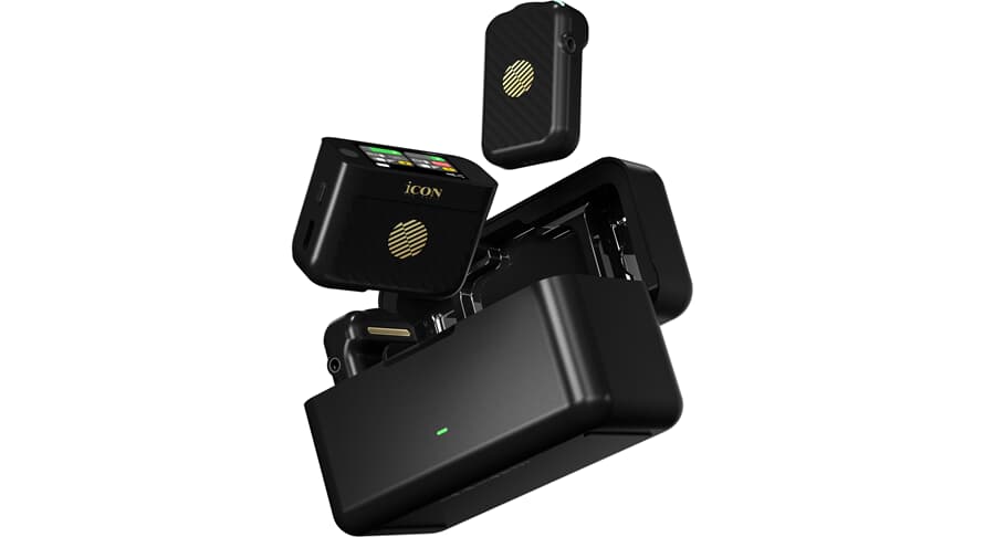 iCon AirMic Pro sistema microfonico wireless, nero