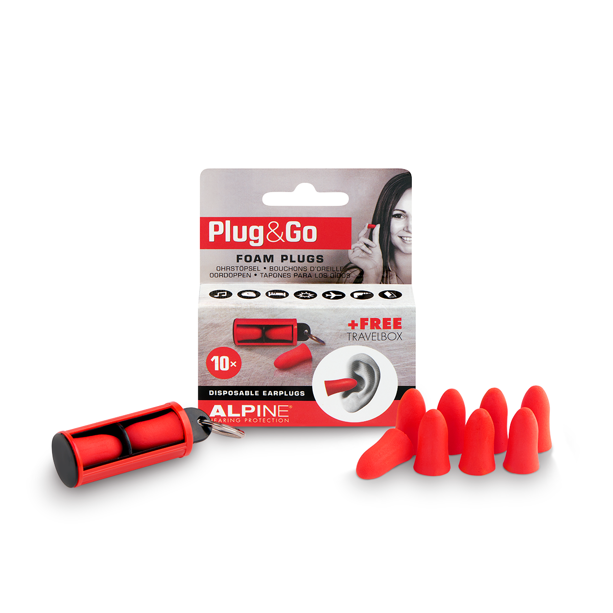 Tappi per le orecchie Alpine Musicsafe Pro (nero)