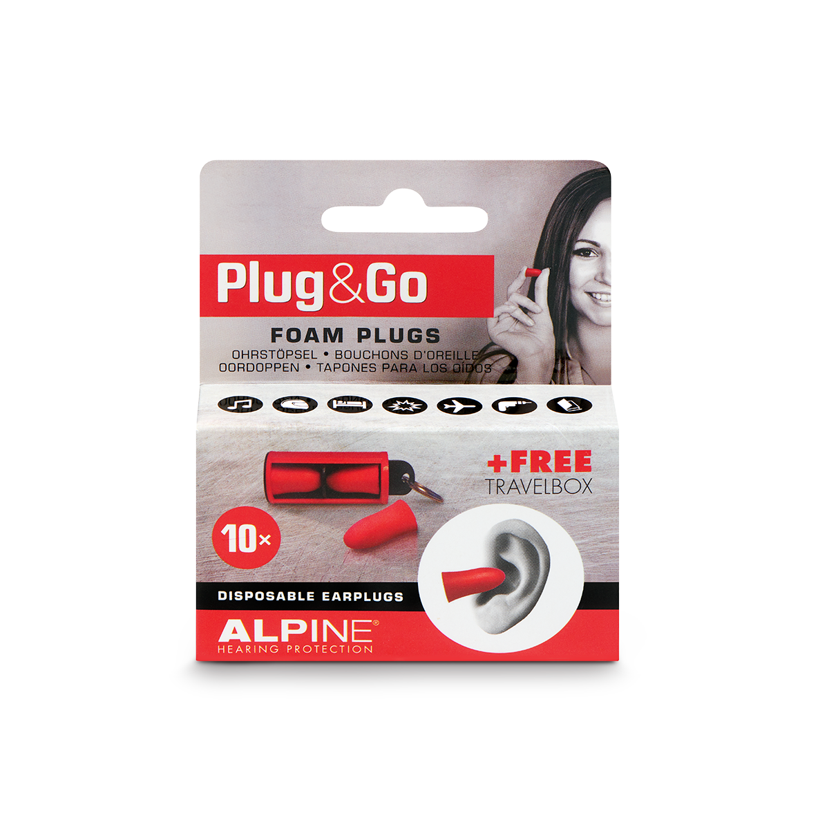 Tappi per le orecchie Alpine Musicsafe Pro (nero)