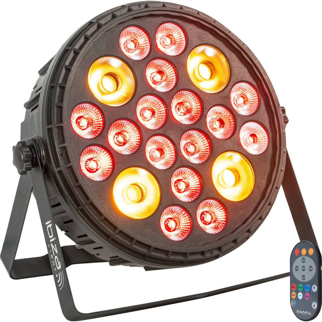 Big PAR 16x4W RGBW + 4x 30W Ambra