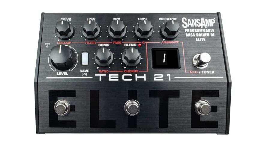 Tech 21 Programmable Bass Driver ELITE preamplificatore basso