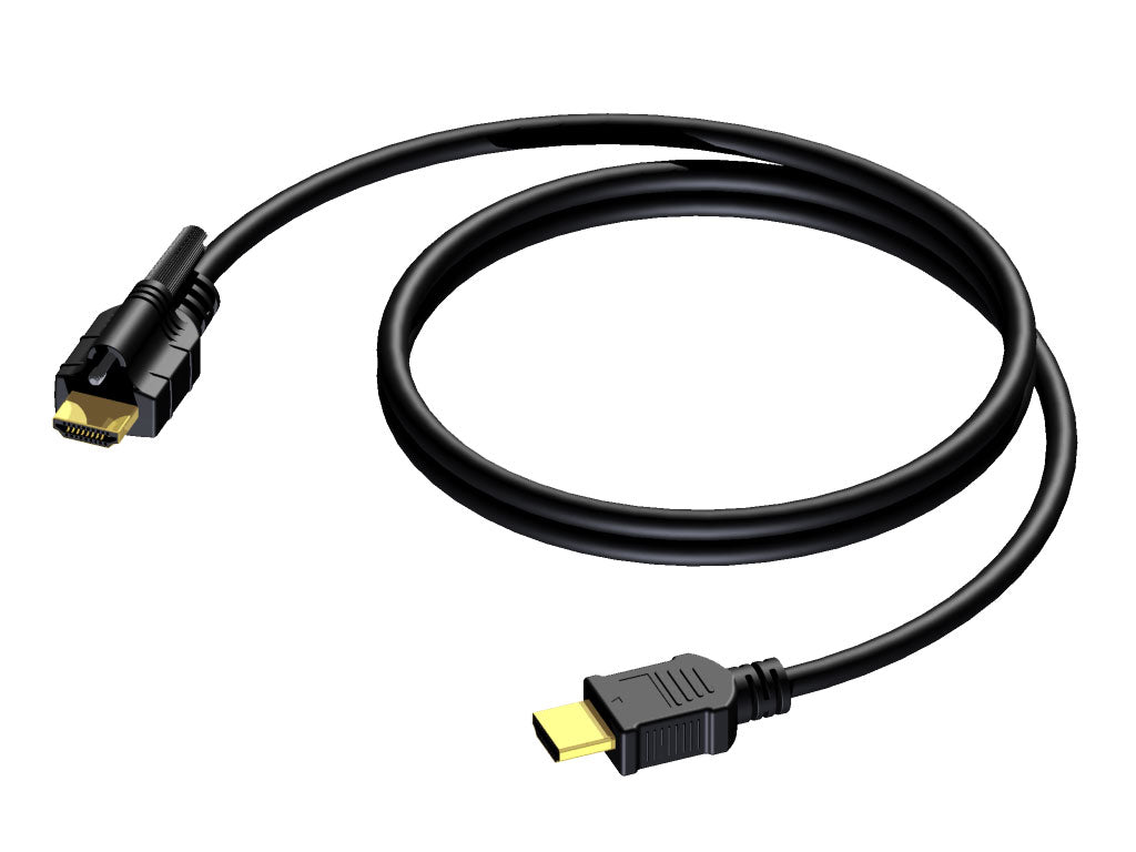 ProCab HDMI > HDMI cavo video digitale con blocco singolo 2 m