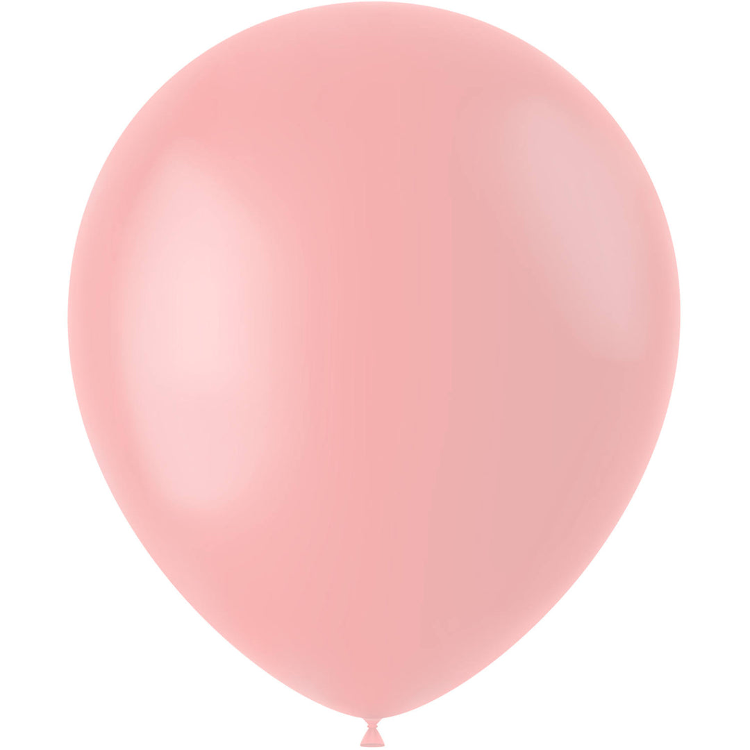 Palloncini 50 pz. (Rosa Polvere Opaco, 33cm)
