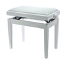 BandMate PB200 Piano Bench Deluxe (Matte white)