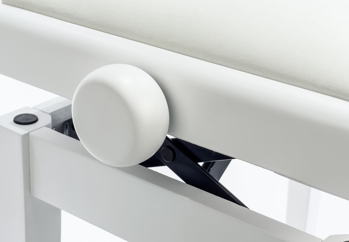Grooveland KB200 Panchina per pianoforte (Bianco Opaco)