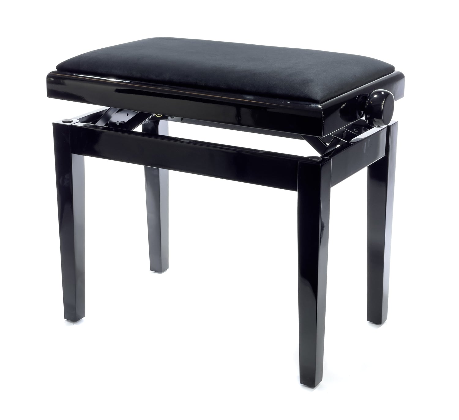 BandMate PB200 Piano Bench Deluxe (High Gloss Black)