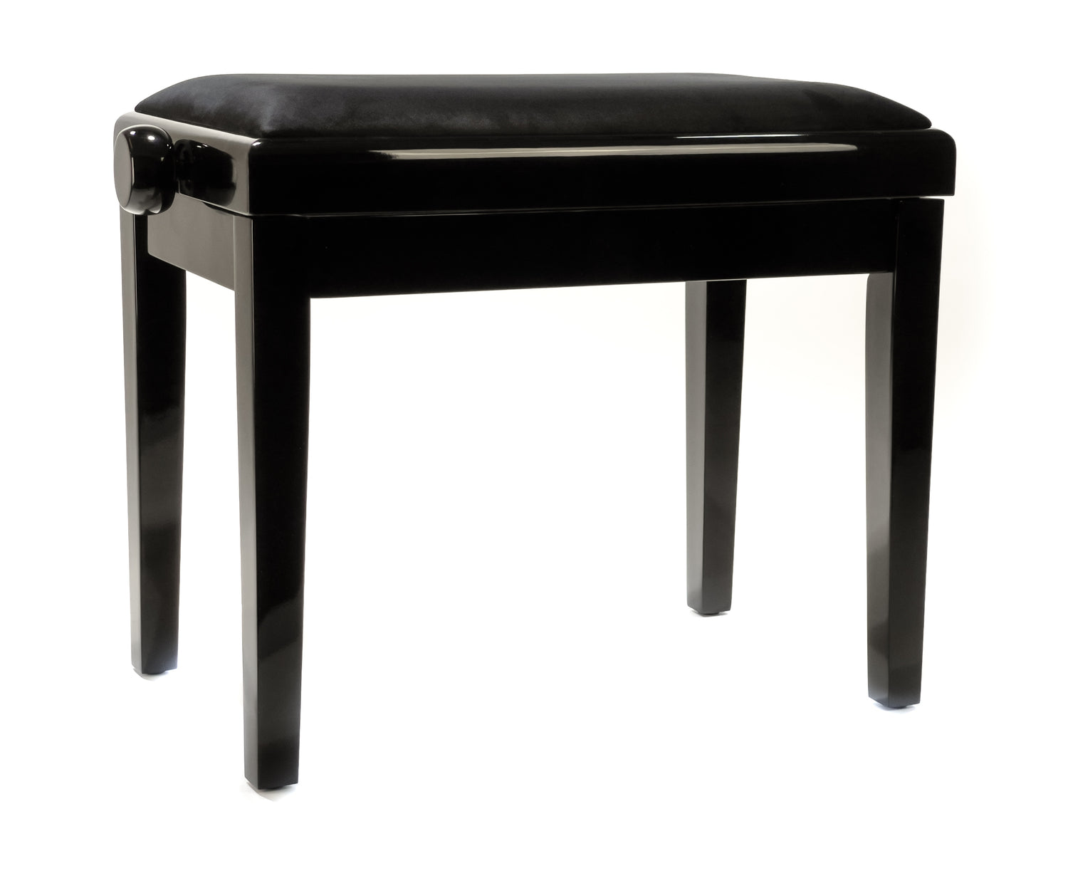 BandMate PB200 Piano Bench Deluxe (High Gloss Black)