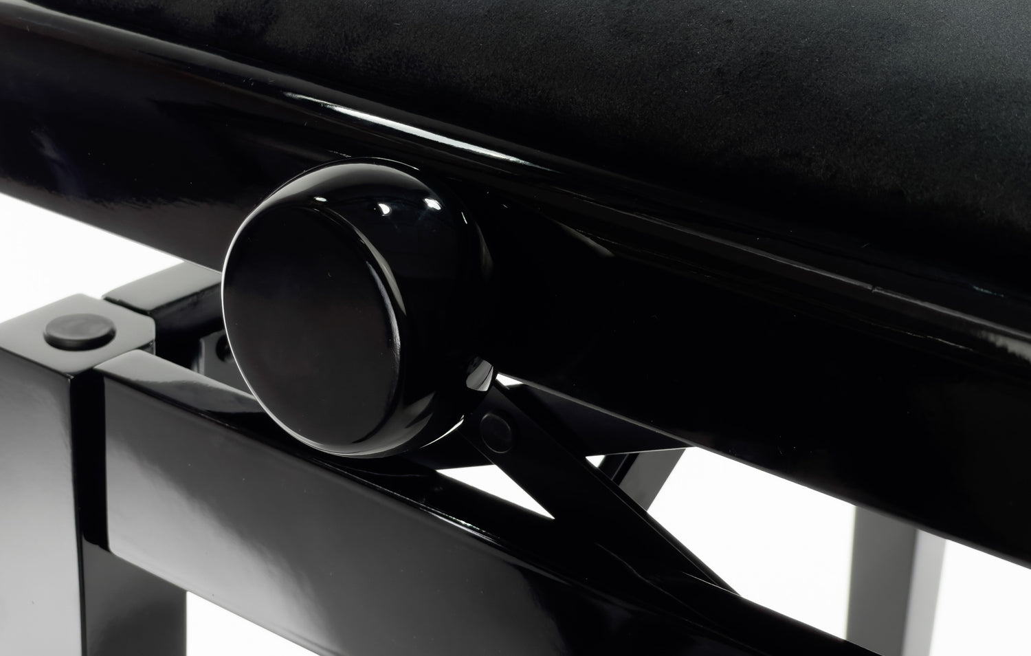 BandMate PB200 Piano Bench Deluxe (High Gloss Black)