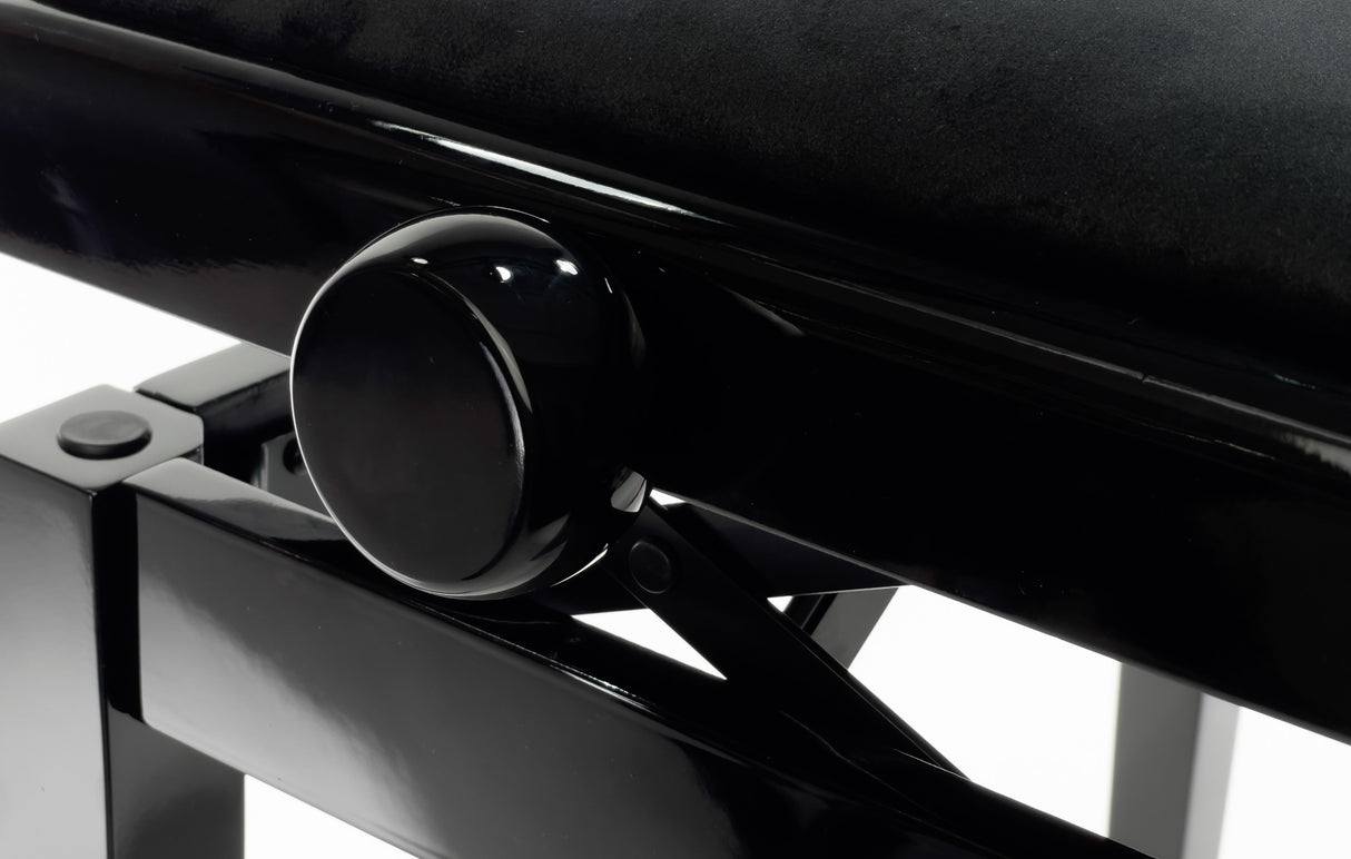 BandMate PB200 Piano Bench Deluxe (High Gloss Black)