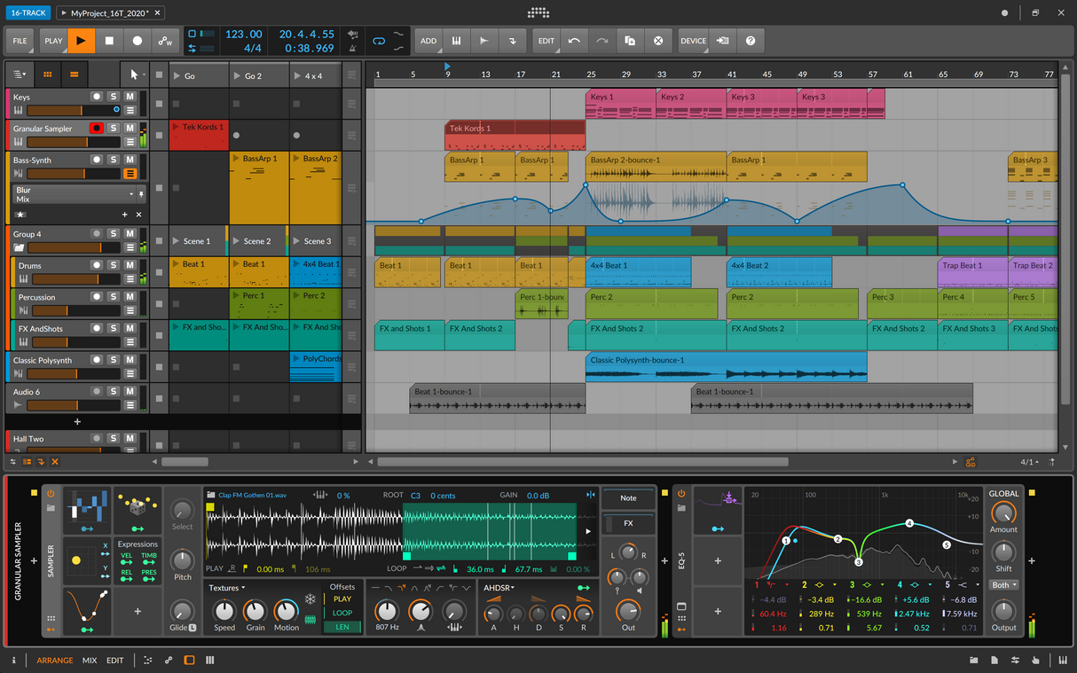 Bitwig Studio Producer (Upg frm Essentials/16 Trk)