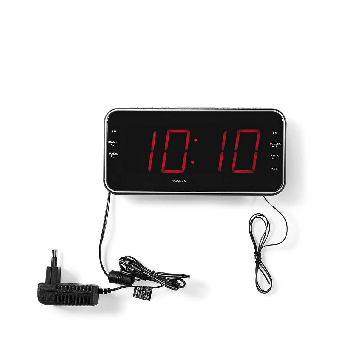 Clock radio with alarm clock