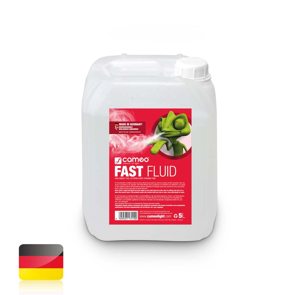 Cameo FAST FLUID 5 L - Liquido per nebbia con densità molto elevata e tempo di permanenza molto breve 5 L