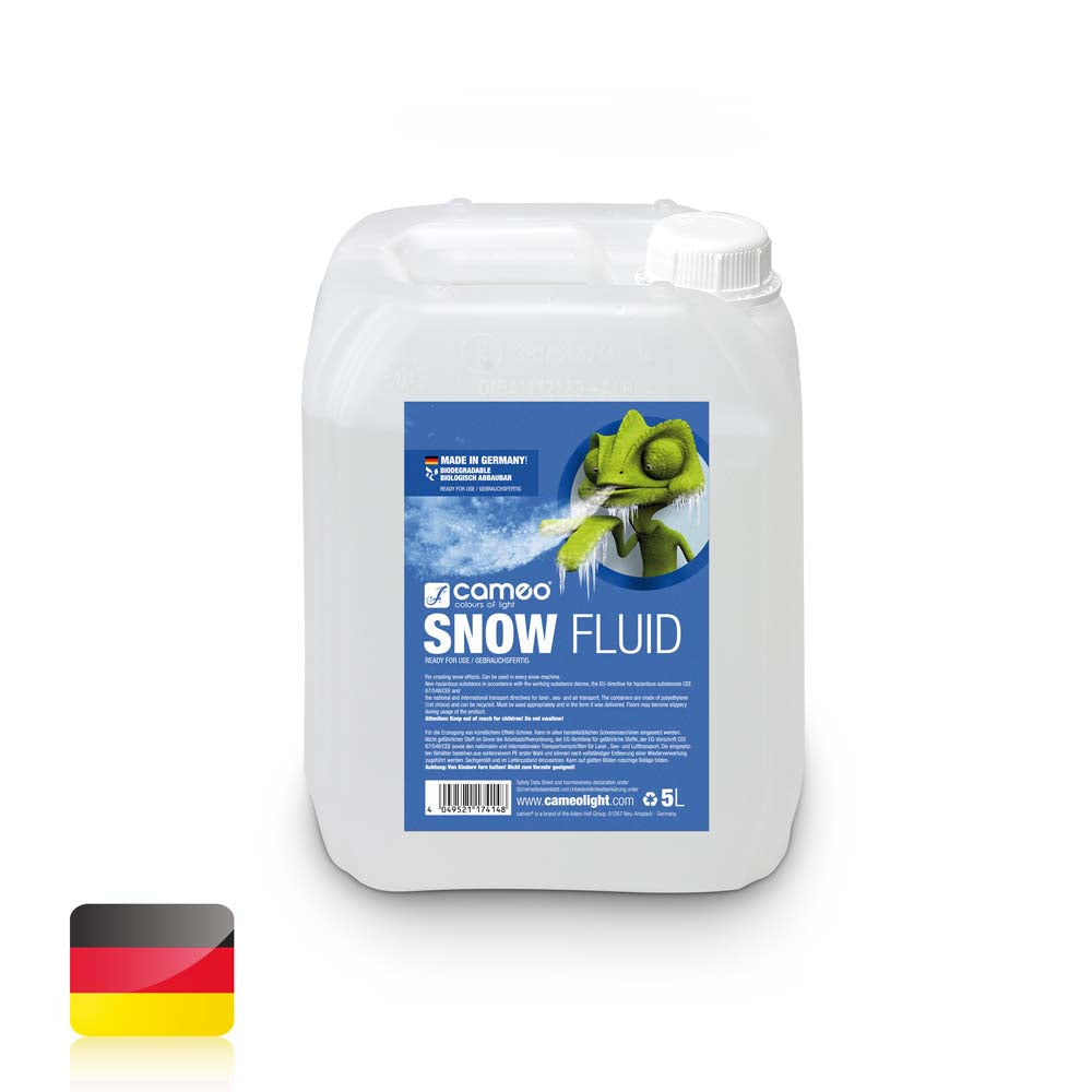 Cameo SNOW FLUID 5 L - liquido speciale per macchine della neve per la produzione di schiuma 5 L