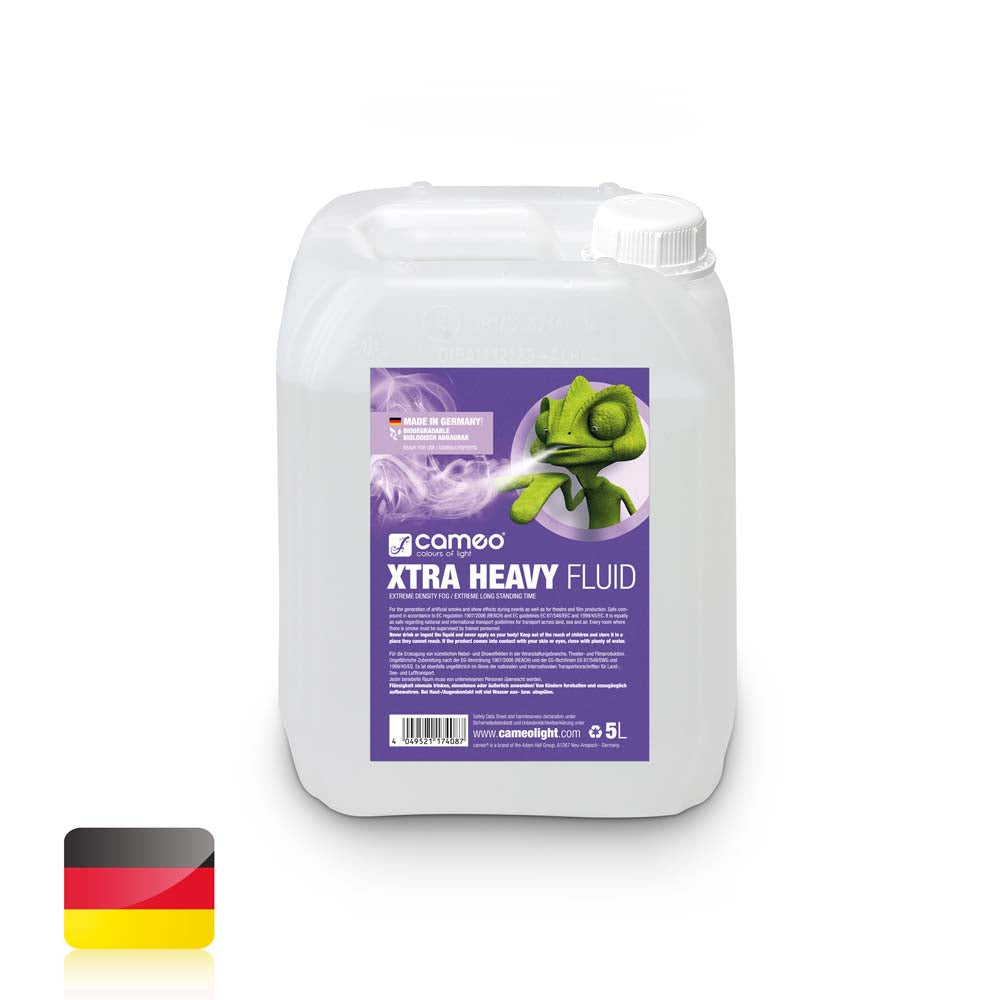 Cameo XTRA HEAVY FLUID 5L - Liquido per nebbia ad altissima densità e tempo di permanenza estremamente lungo 5 L