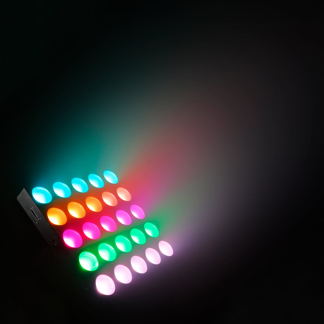 Cameo MATRIX PANEL 10 W RGB - pannello a matrice LED RGB 5 x 5 con controllo individuale dei pixel