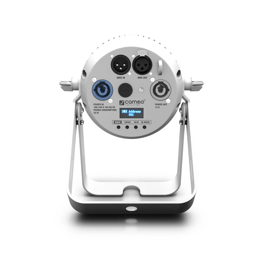 Cameo Q-SPOT 40 RGBW WH - Compatto faretto con 40W RGBW LED in involucro bianco