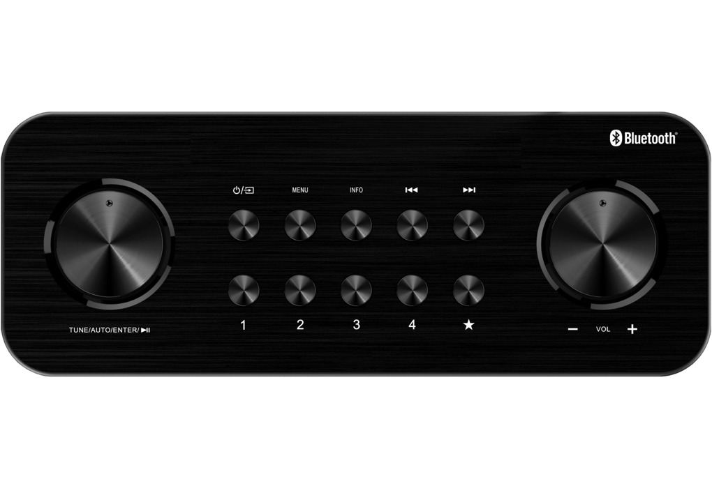 Kenwood CR-ST50DABB DAB+, Bluetooth Radio (Black)