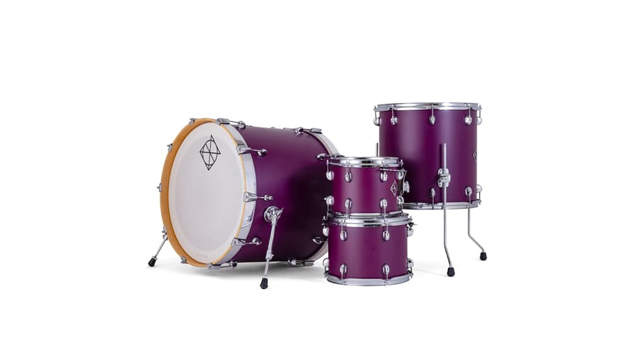 Dixon PODCSTH420-02-SDP set di fusti 20", satin deep purple