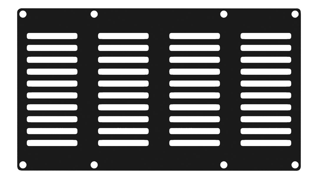 Caymon CASY402 4 posti, pannello cieco ventilato