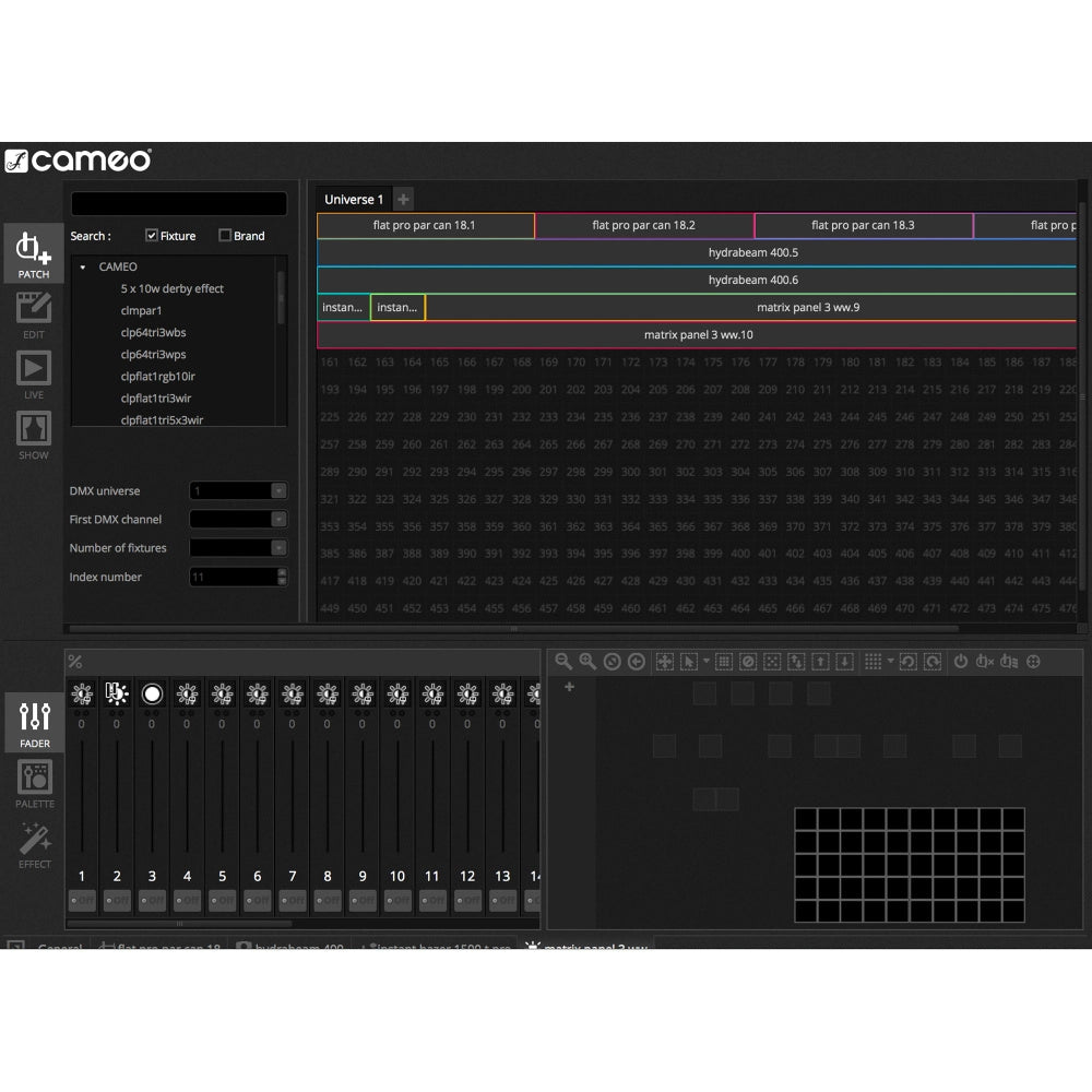 Cameo DVC CUE USB-DMX Interface e Software