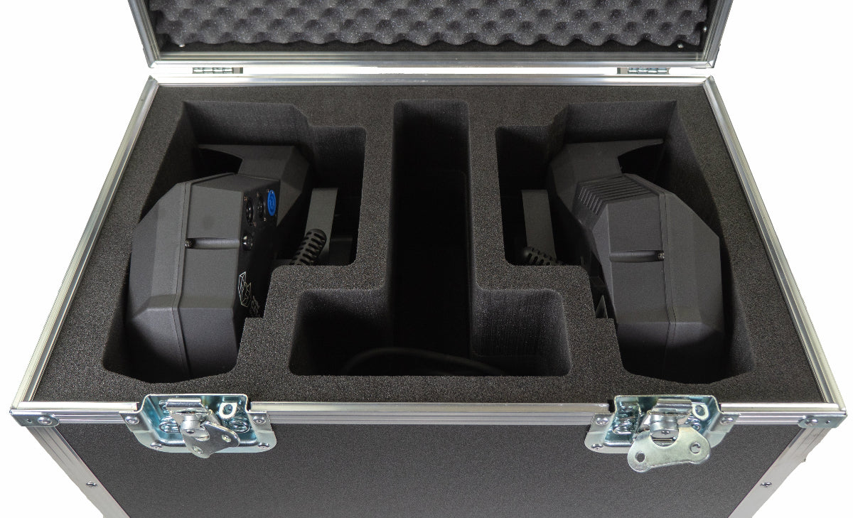 Case-It Flightcase per 2 pz. Eurolite Cat-80