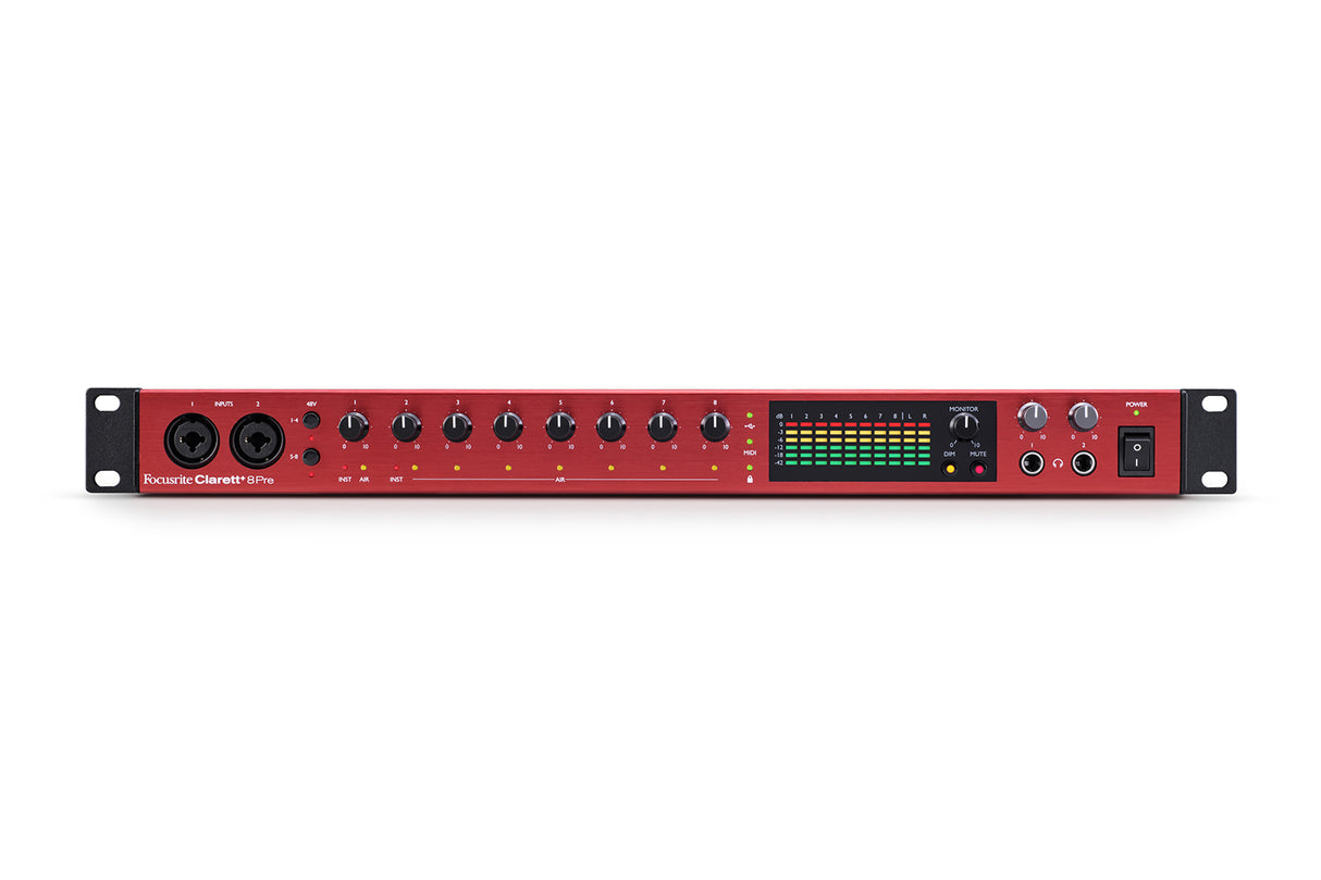 Focusrite Clarett+ 8Pre USB Schede Audio