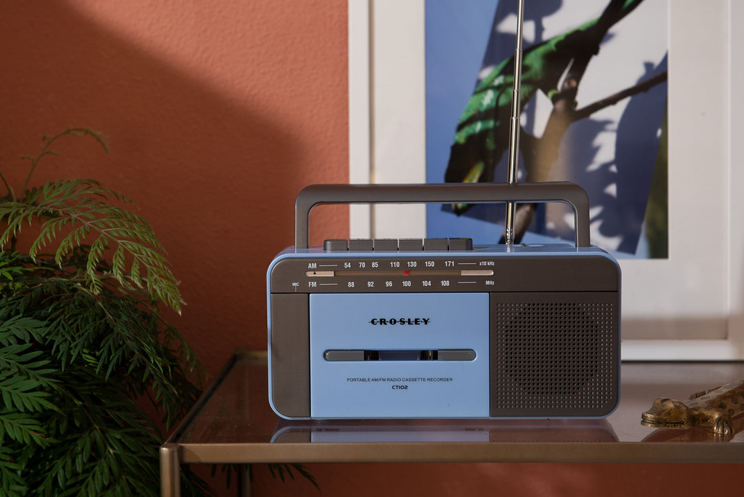 Crosley - Lettore di cassette (Blu)