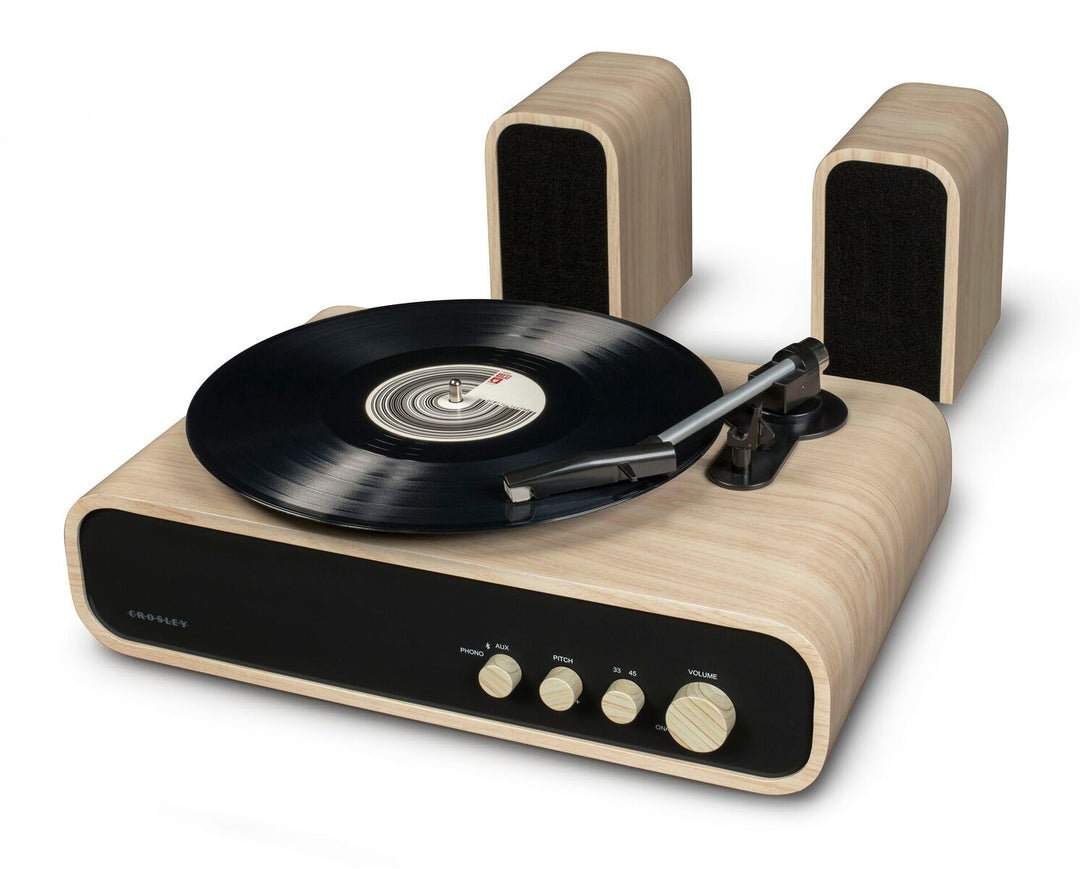 Crosley Gig Giradischi con Altoparlanti (Naturale)