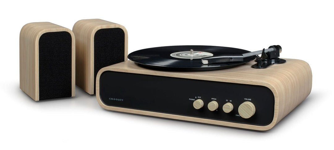 Crosley Gig Giradischi con Altoparlanti (Naturale)