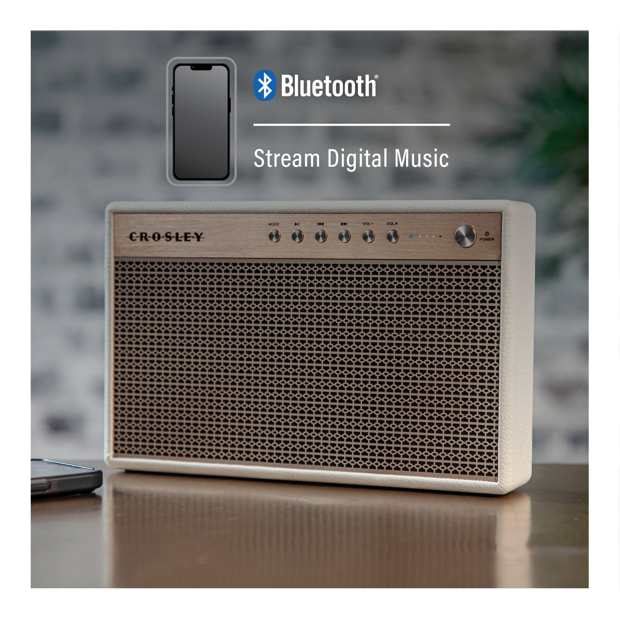 Crosley Montero Bluetooth Altoparlante (White)