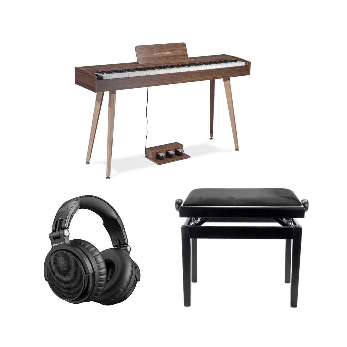 Grooveland DDP-140 El Klaver (Natur) Bundle