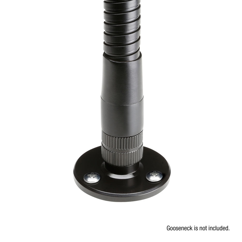 Adam Hall Stands D 921 BLK - Piastra di montaggio per collo di cigno