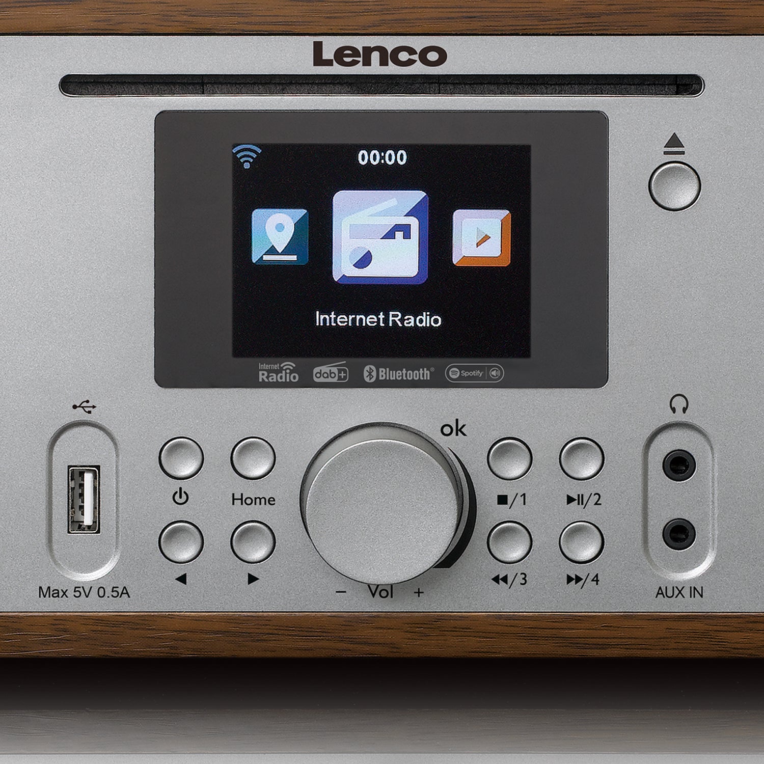 Lenco DIR-270 Internet Radio, Wood