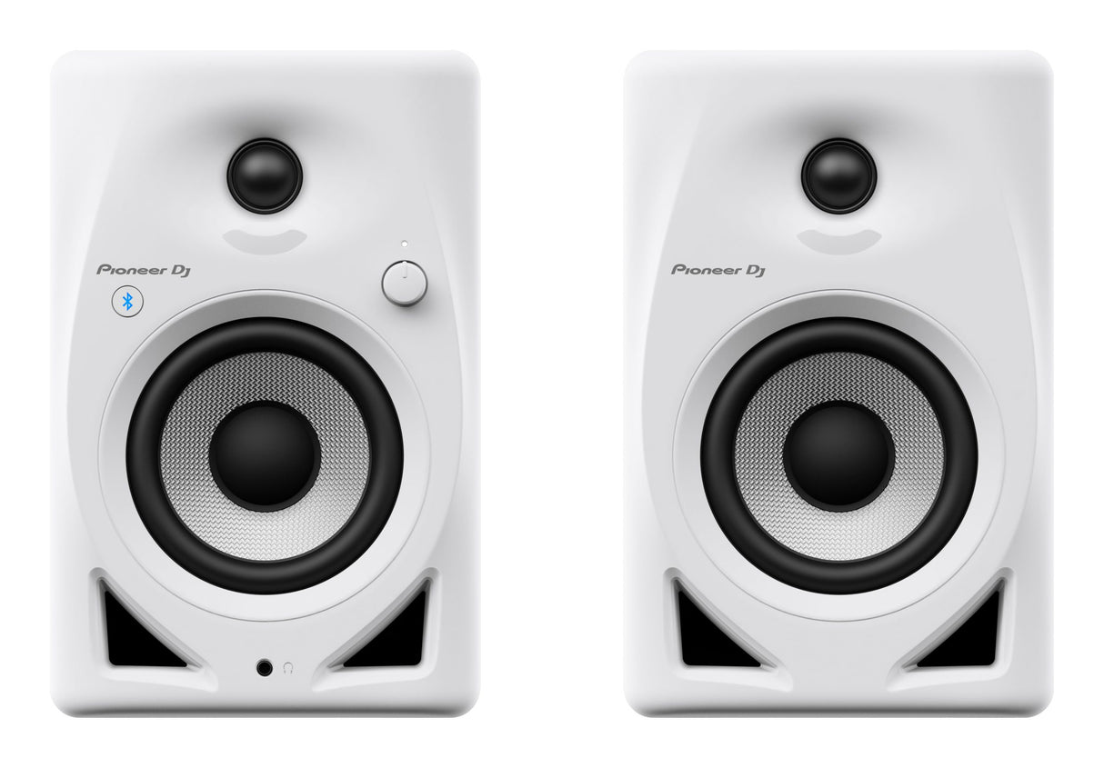 Pioneer DJ DM-40D-BT-W Monitor da Studio con Bluetooth (Bianco)
