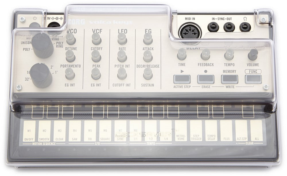 Cover protettiva Decksaver per Korg Volca Beats, Bass, FM, Tastiere & Sample