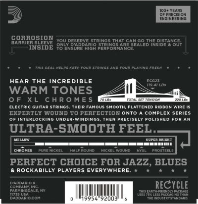 Daddario ECG23 Guitar Strings (Extra Light 10-48)