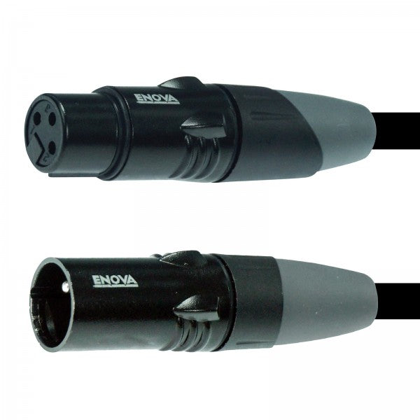 Cavo Enova XLR 3-pin analogico e AES DMX 10 metri