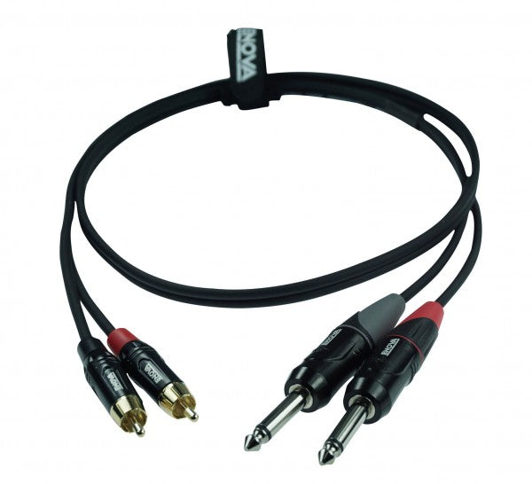 Enova adapterkabel 2 x jack til 2 x Phono 2 meter
