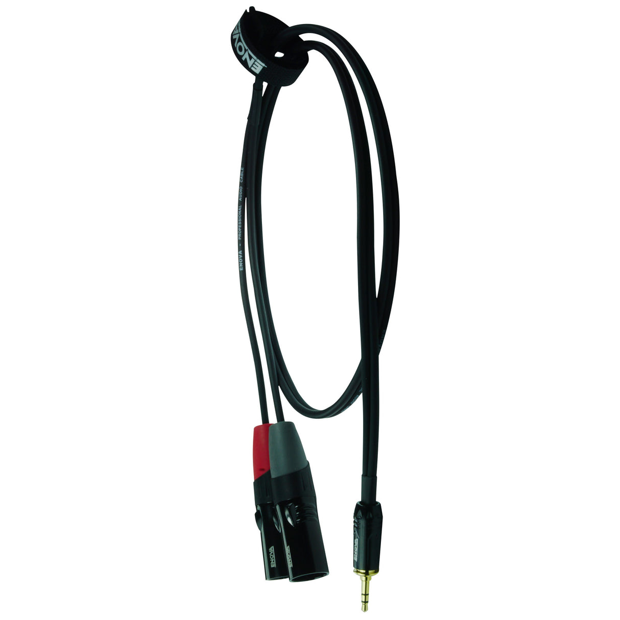 Enova adapter kabel MiniJack > 2 x XLR han, 2 meter