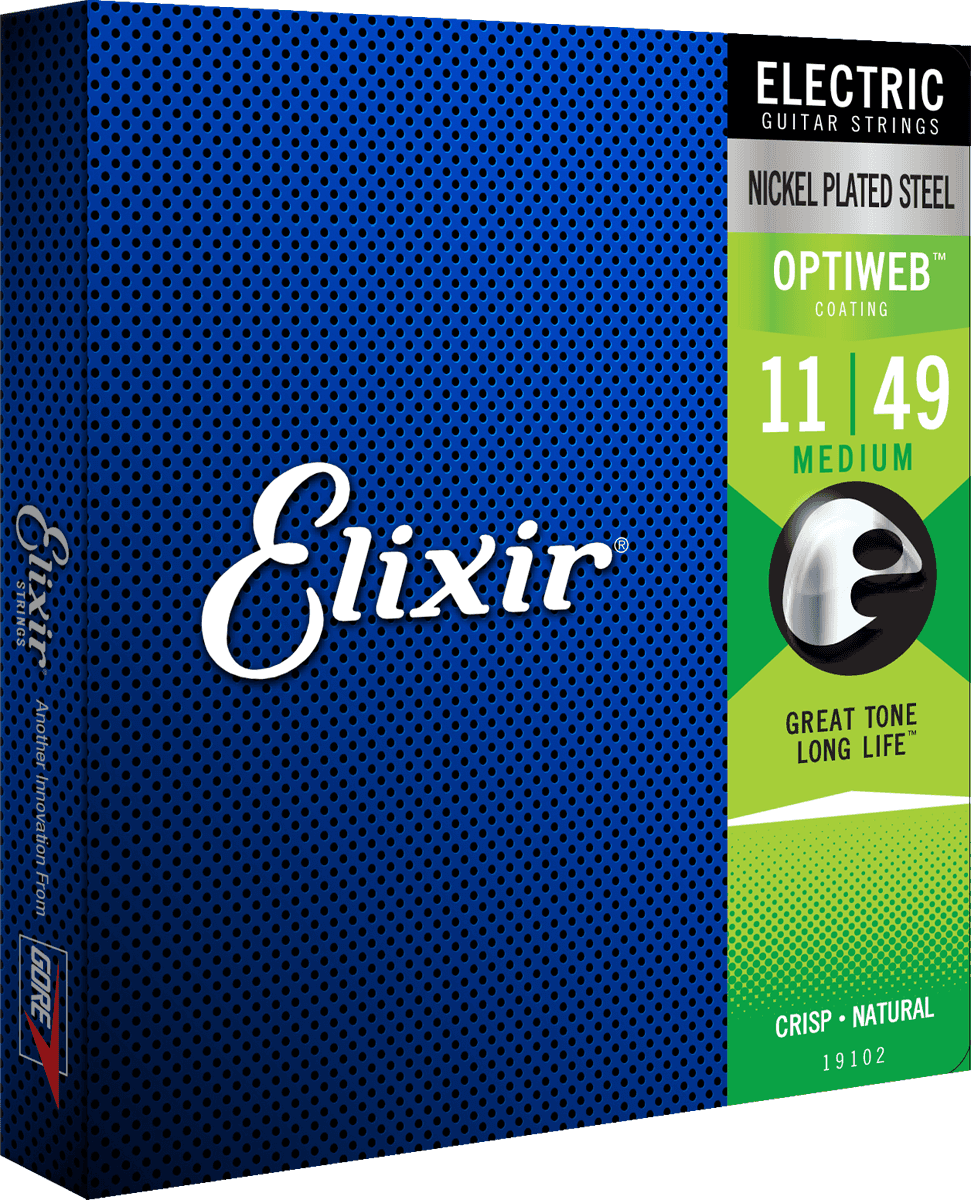 Elixir Optiweb Corde per Chitarra (Medium, 11-49)