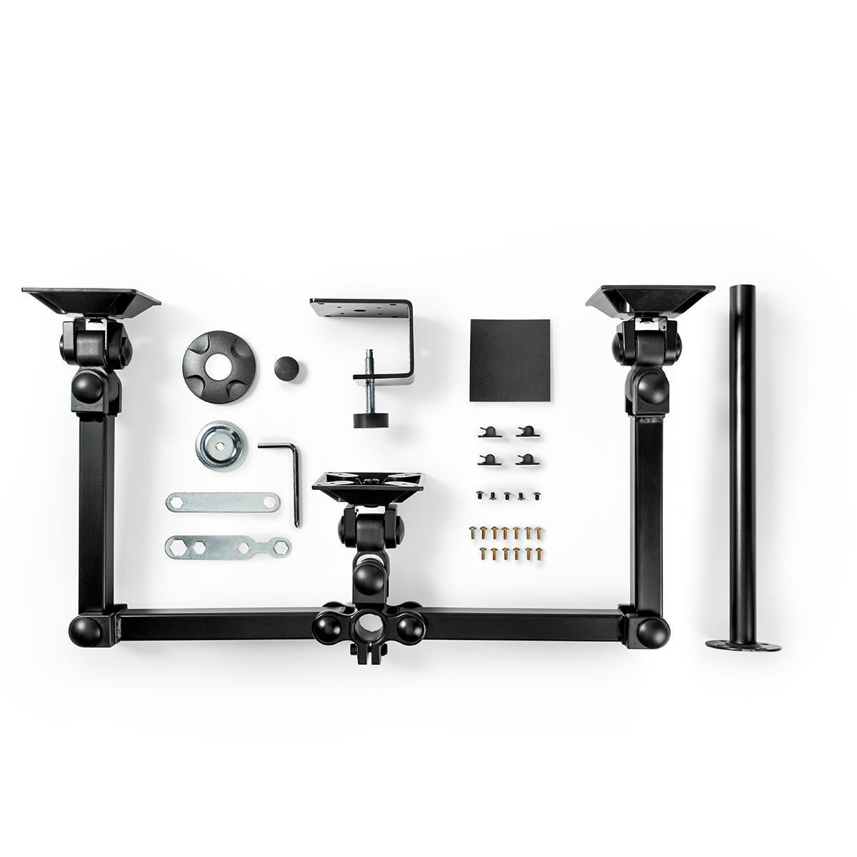 Ergonomic Monitor Mount for 3 monitors, 14-24"