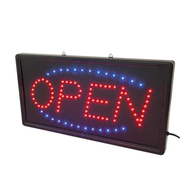 Insegna OPEN, LED