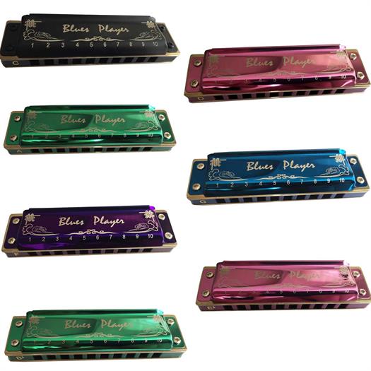 Easttop Blues Player PR020 Harmonicas - 7 pcs. pack - C, D, Eb, F, G, A, Bb