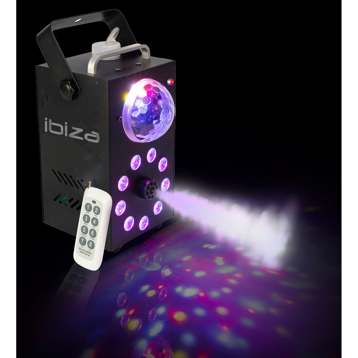 Ibiza Macchina del Fumo con Effetto RGB e Astro (700W)
