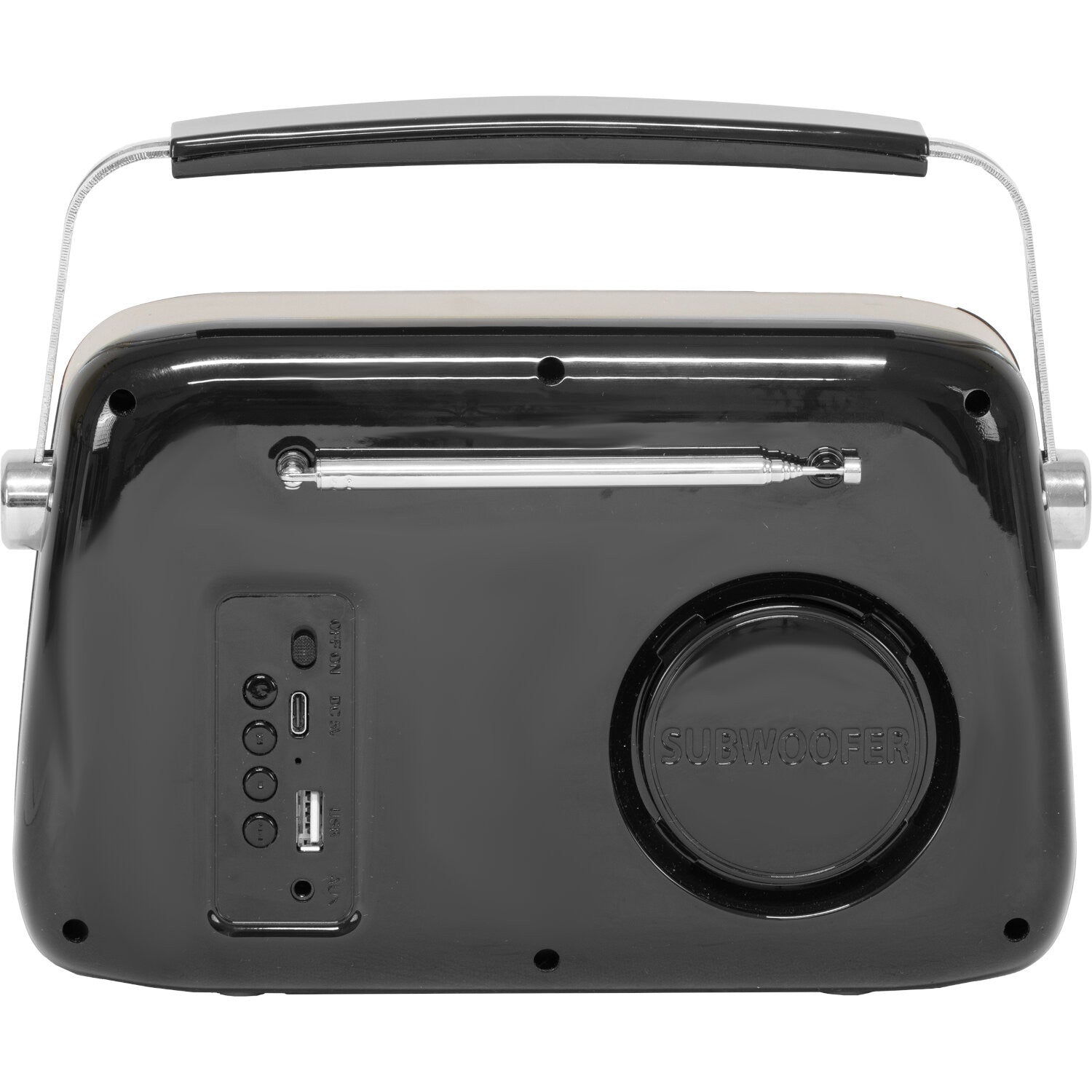 Madison Retro Radio with Bluetooth, FM and DAB  (Black)