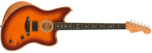 Fender American Acoustasonic Jazzmaster Chitarra elettrica (Tobacco Sunburst)