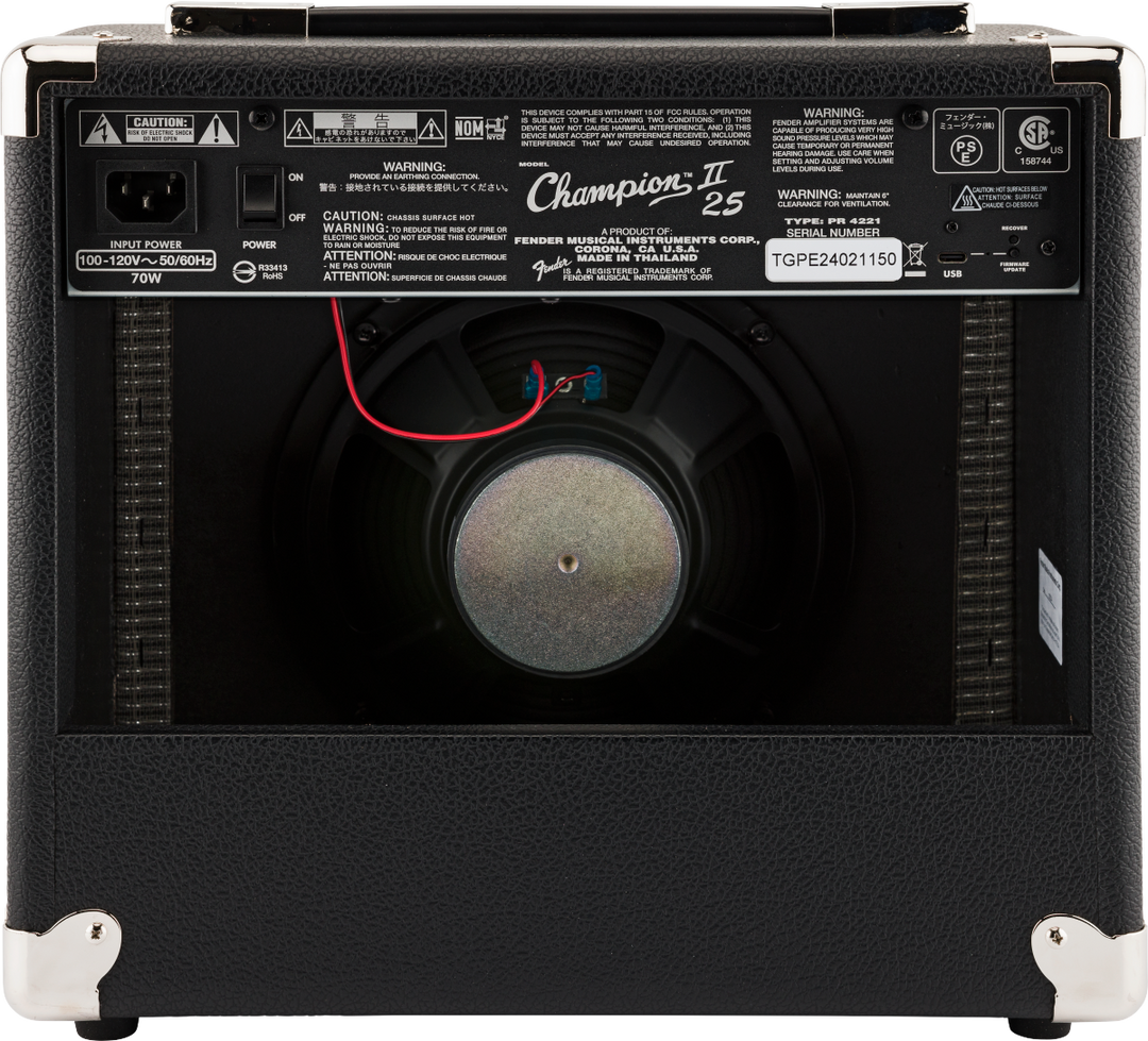 Fender Champion II 25 Amplificatore per chitarra